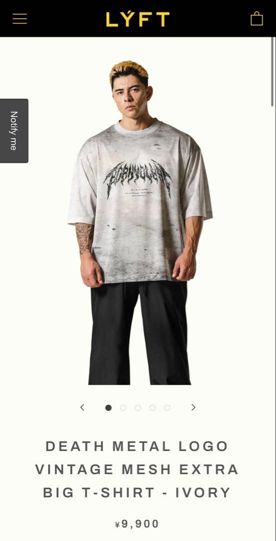 ウエイトトレーニング DEATH L LOGOVINTAGE MESH