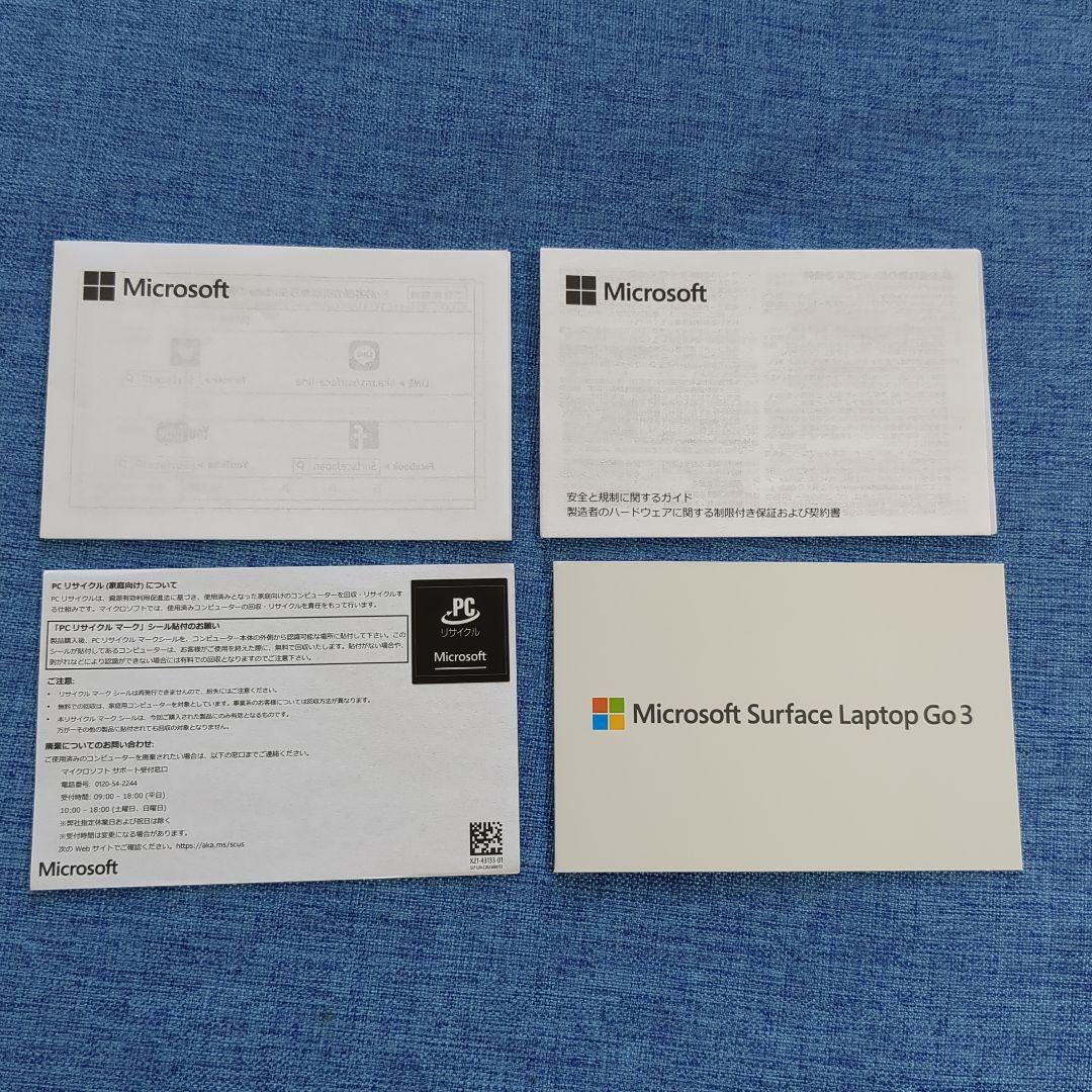 エ*ト様 ★美品★Microsoft Surface Laptop Go3　アイ