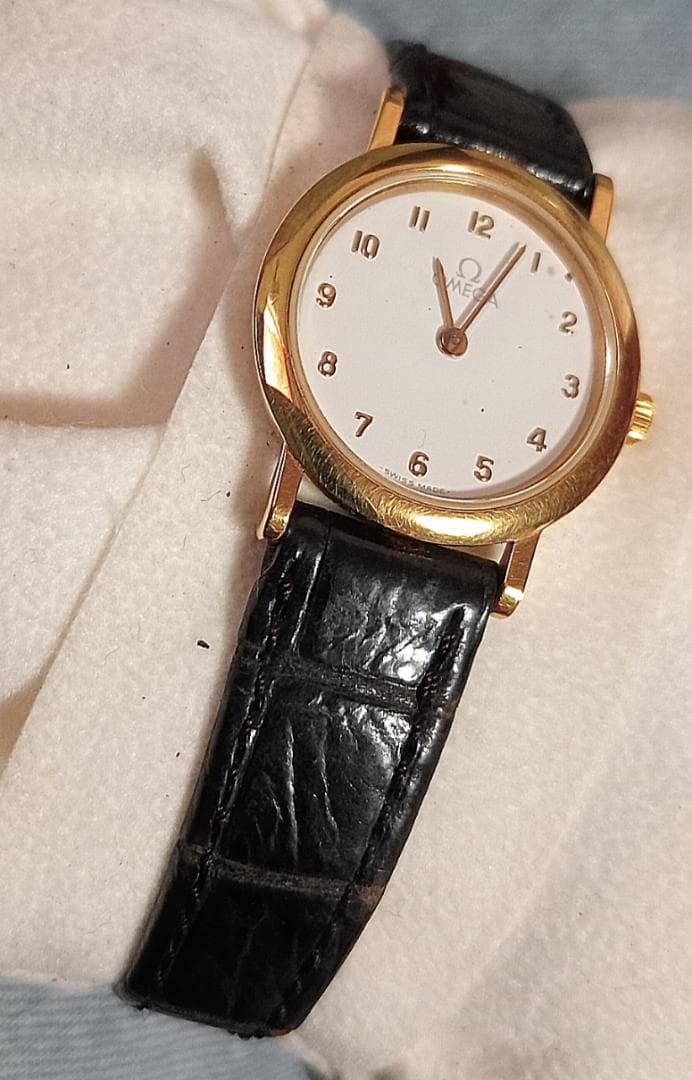 OMEGA De Ville オメガ デヴィル 白文字盤 レディースアンティーク