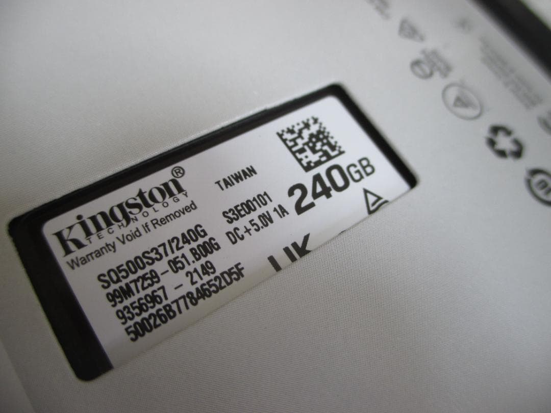 新品☆キングストン SSD Q500 240GB 2.5インチ