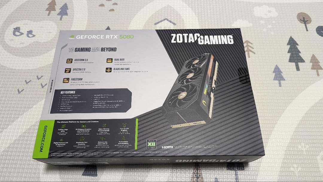 新品 ZOTAC RTX 5080 SOLID OC 16GB