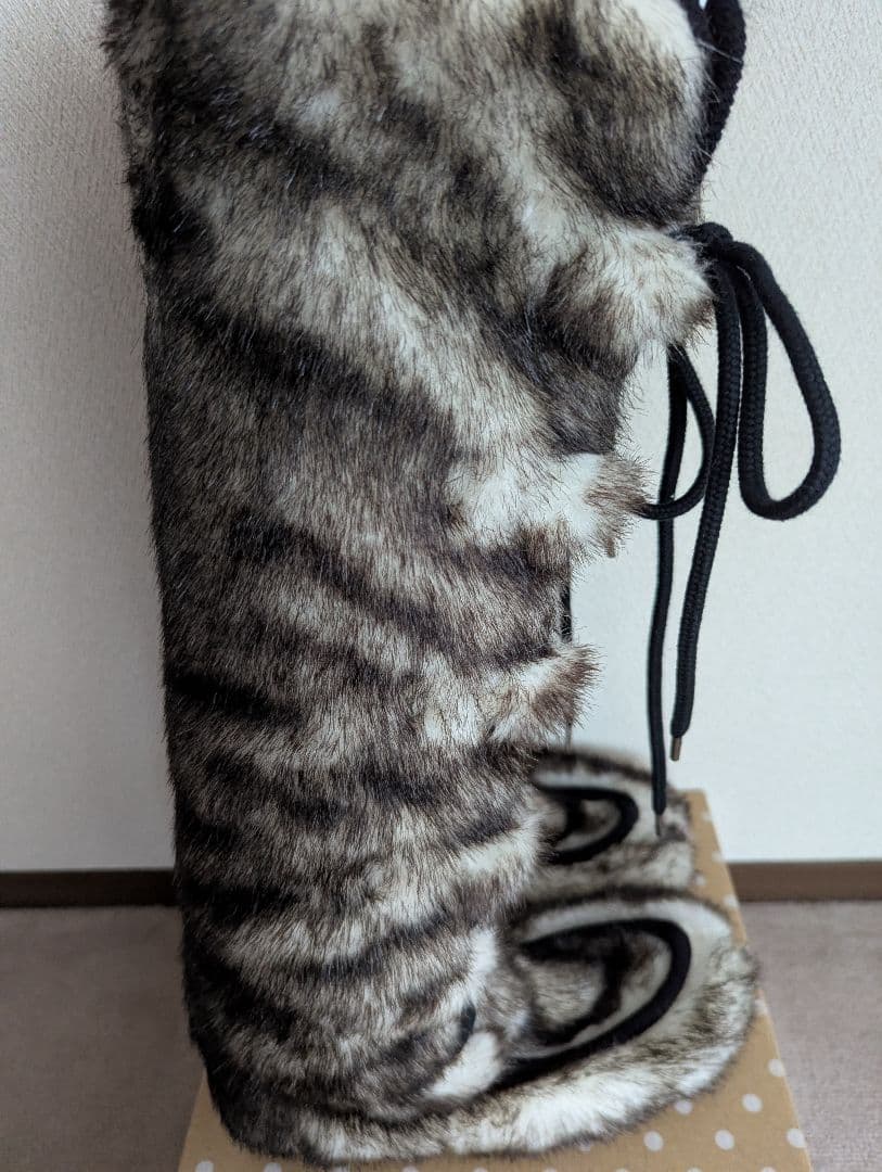 ၄၃ w4ter ☆ネ・ネット☆ロングブーツ モコモコで真冬も寒さ対策