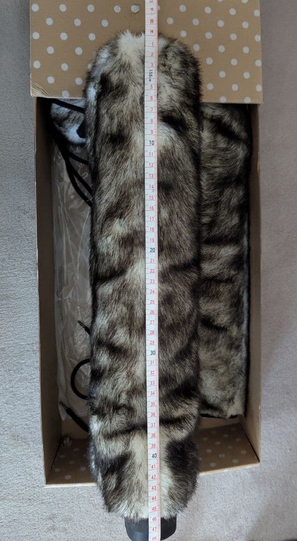 ၄၃ w4ter ☆ネ・ネット☆ロングブーツ モコモコで真冬も寒さ対策