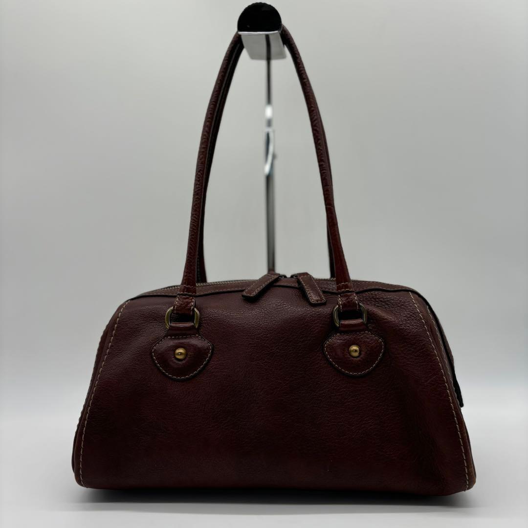 土屋鞄製造所 トーンオイルヌメ ミニボストンバッグ　男女兼用　ユニセックス