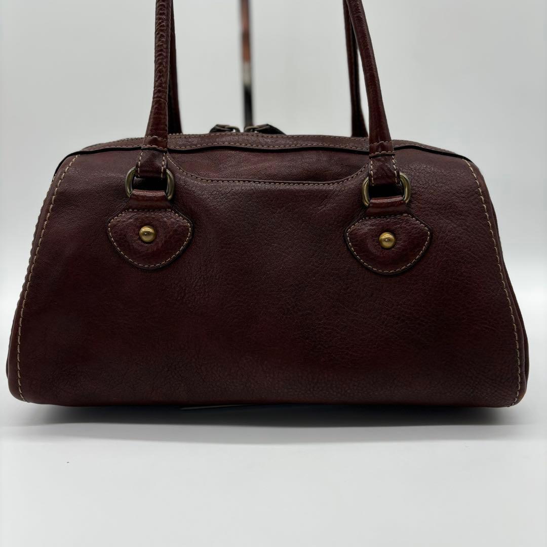 土屋鞄製造所 トーンオイルヌメ ミニボストンバッグ　男女兼用　ユニセックス