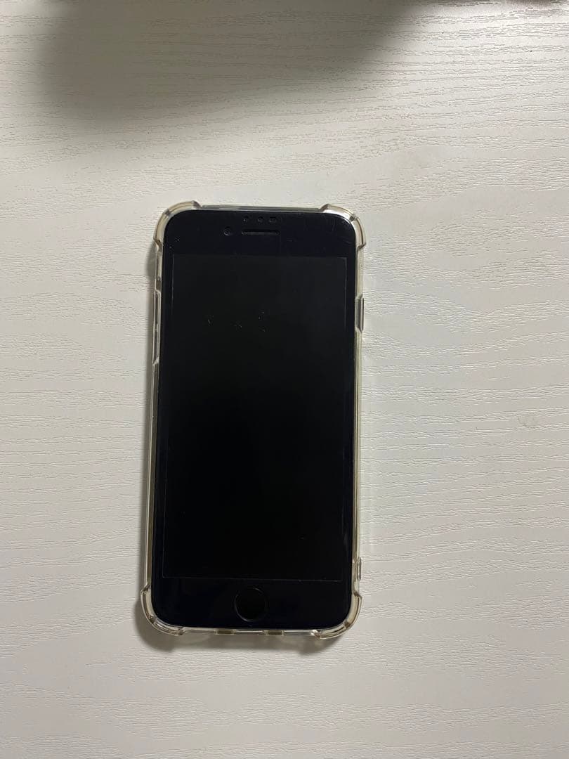 iPhone 8 ブラック クリアケース付きSIM フリ