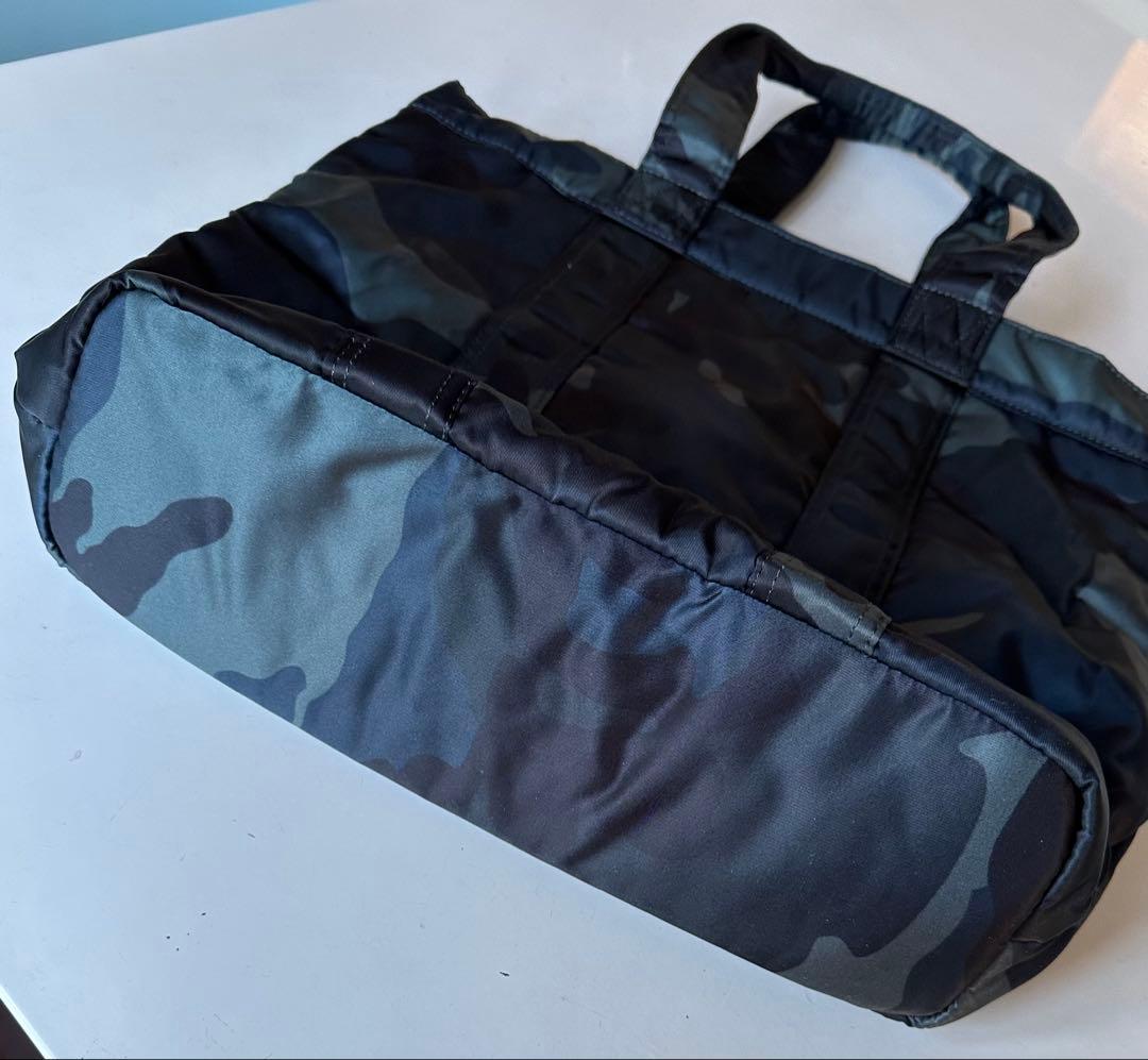 【値下げ中】PORTER ポーター　タンカー　迷彩柄　ネイビー　30th