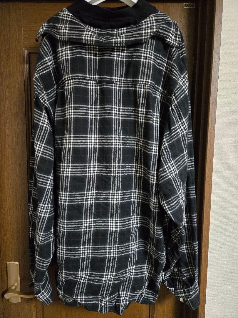 バレンシアガ 22SS トロンプルイユ ダメージ加工 ドッキングチェック