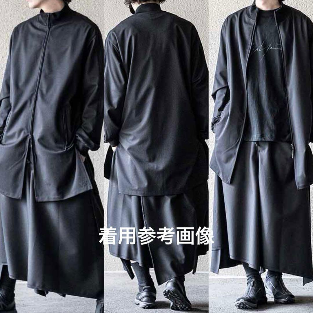 【新品同様】Y-3ワイスリー ウールロングトラックジャケット ヨウジヤマモト