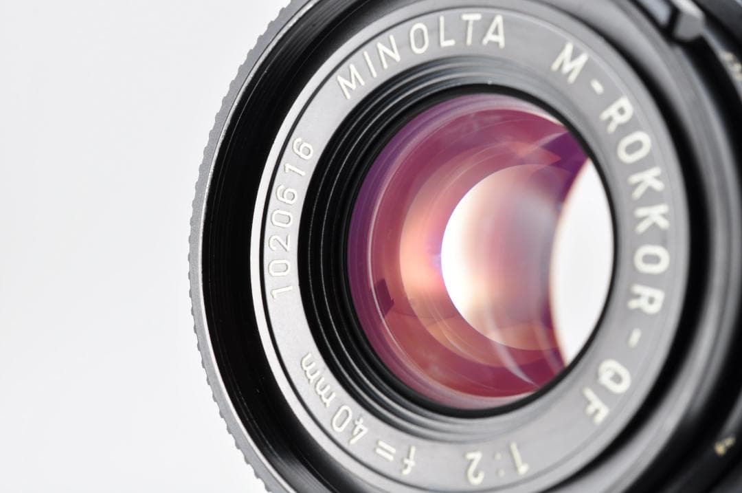レンズ(単焦点) MINOLTA M-ROKKOR-QF 40mm F2 Leica M#1151
