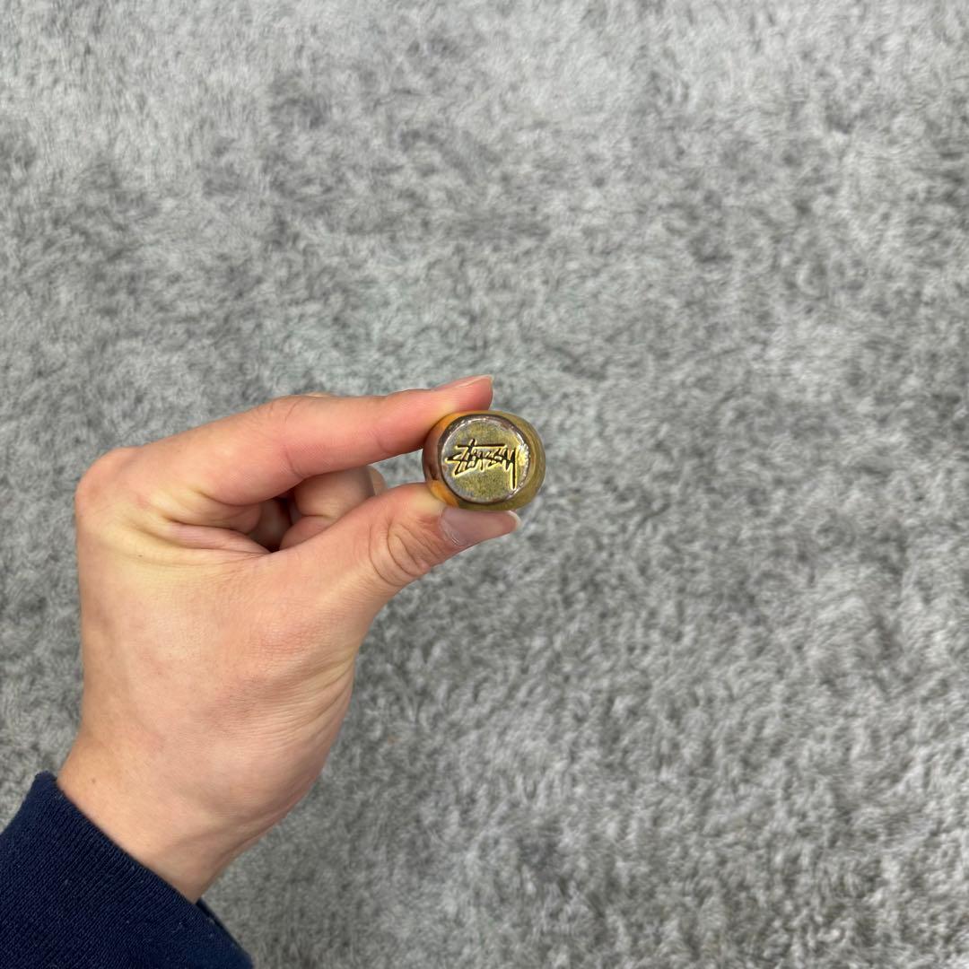 【archive】90s Old stussy Gold logo ring