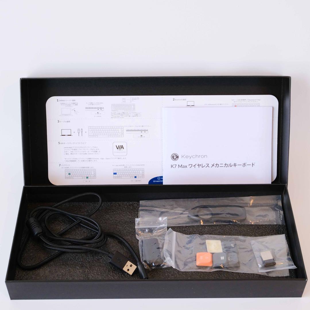 Keychron K7 Max メカニカルキーボード JIS配列 赤軸