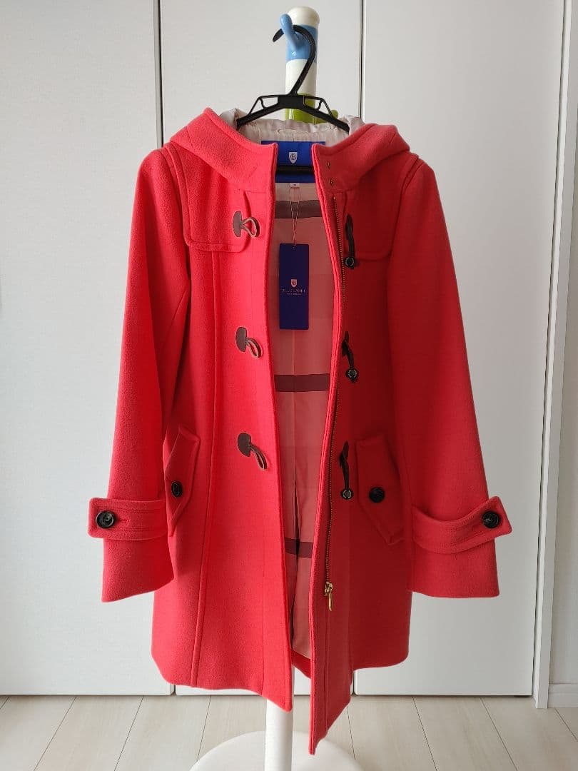 ダッフルコート フード付き