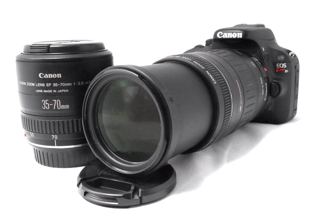 超軽量✨高画質✨ダブルレンズ✨Canon Kiss X7✨デジタル一眼レフカメラ