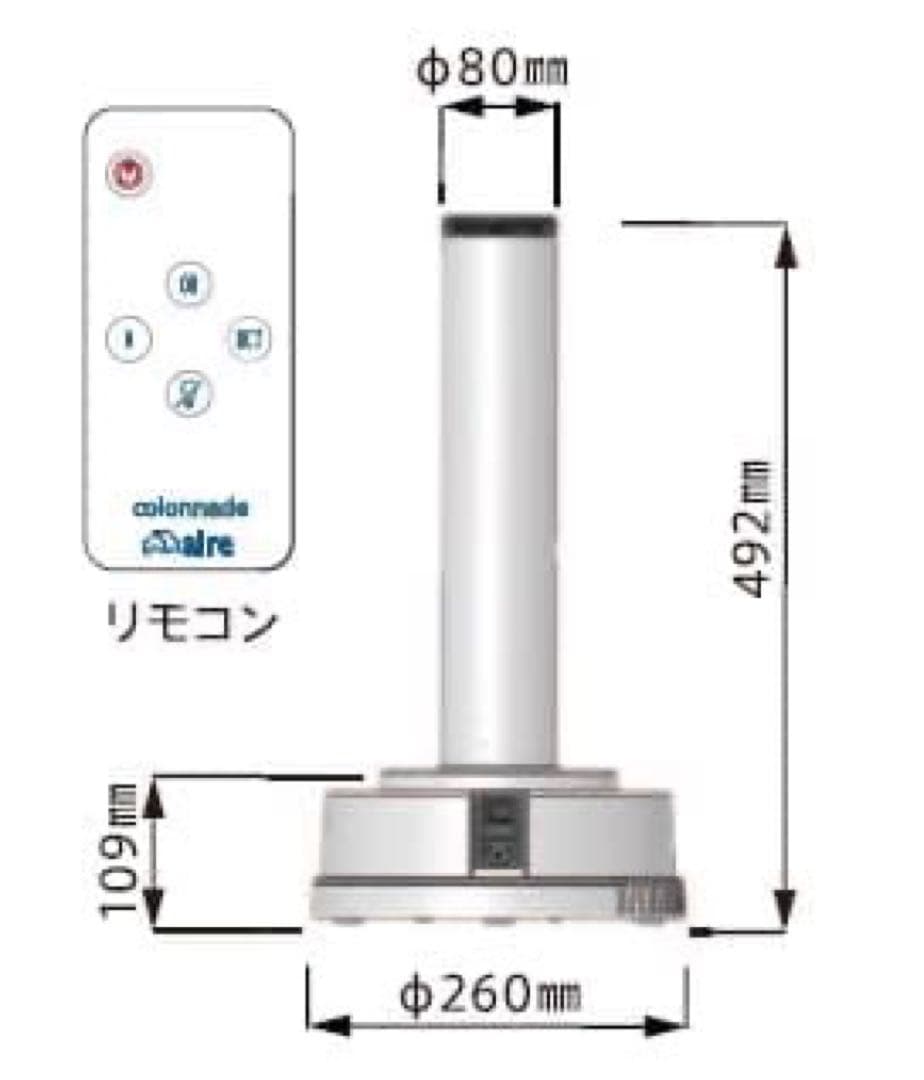 新品未使用サイクロンUV除菌装置「コロネード」飛沫を瞬時に取り込み除菌