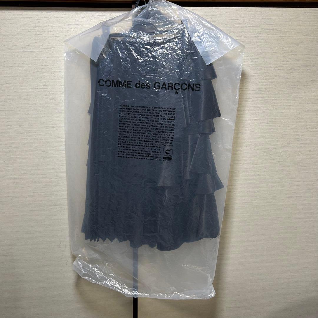 BLACKCOMMEdesGARCONSスリットフリルスカートS美中古