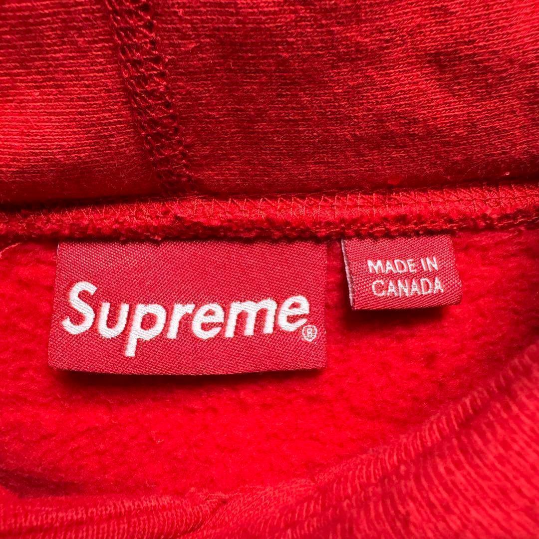 422【即完売モデル】シュプリーム　Sロゴ　刺繍ロゴ　レア　入手困難　パーカー