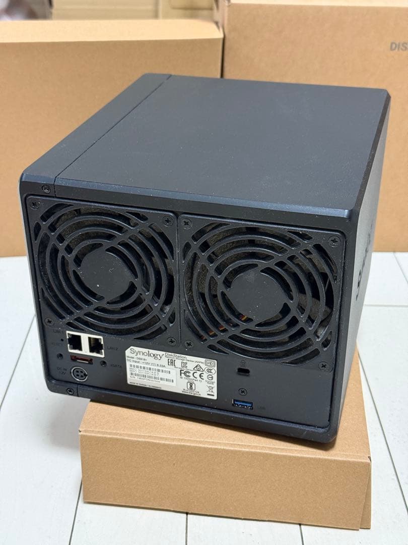 Synology NAS DS918+ RAM 16GB HDDなし