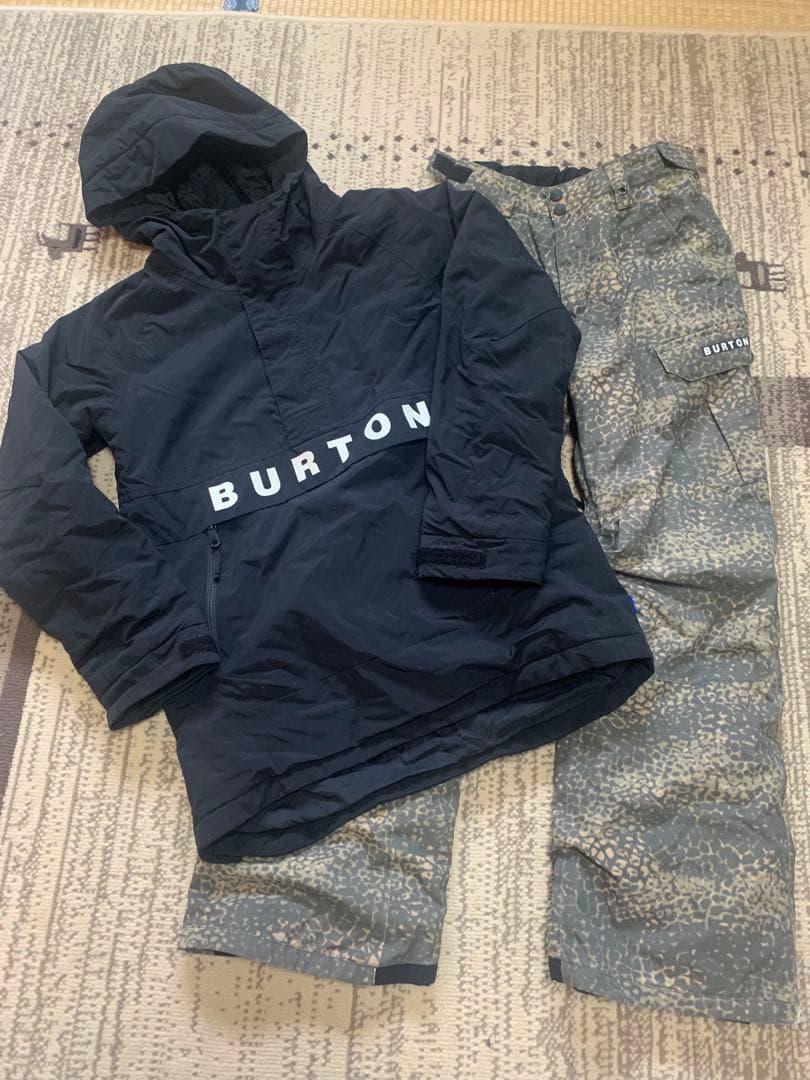 BURTON バートン　ウェア Lサイズ 150.160 ブラック迷彩