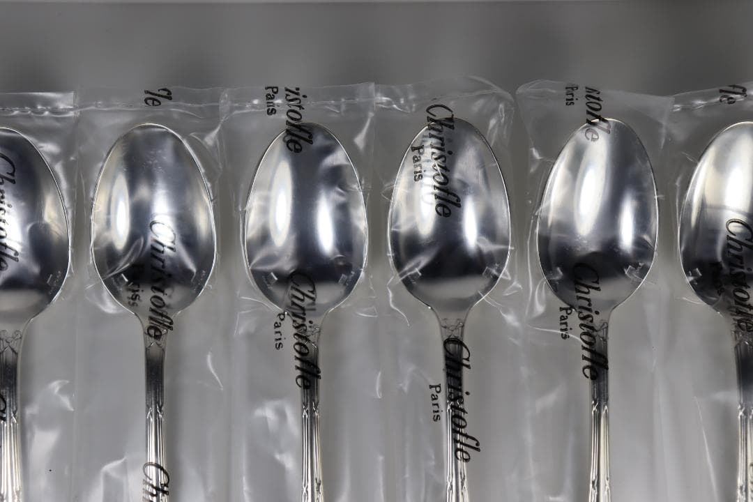 クリストフル◆リュバン◆コーヒースプーン未開封未使用品6本◆生産終了の貴重品です