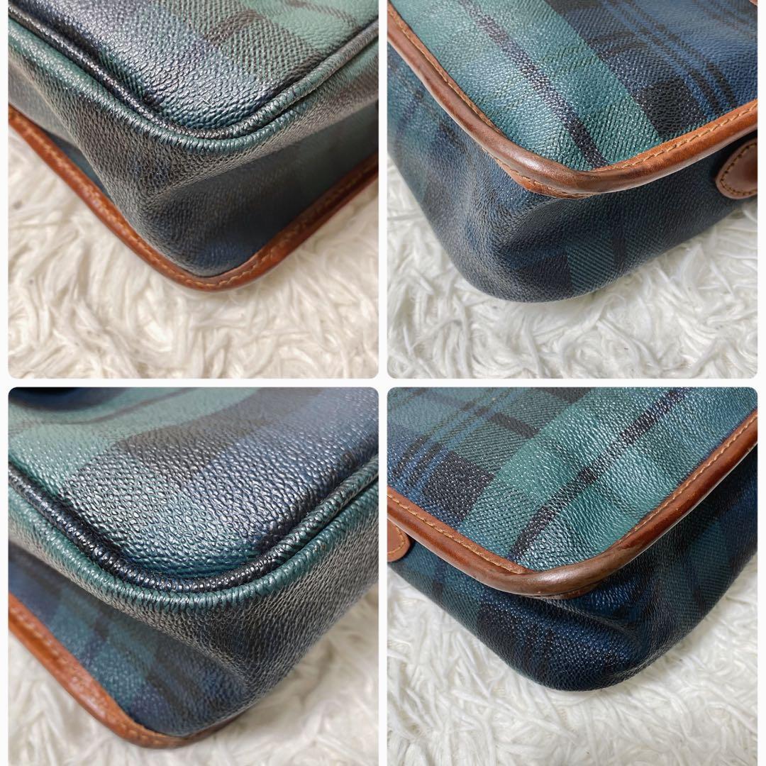 90s ポロラルフローレン メッセンジャーバッグ　ショルダー　ブラックウォッチ