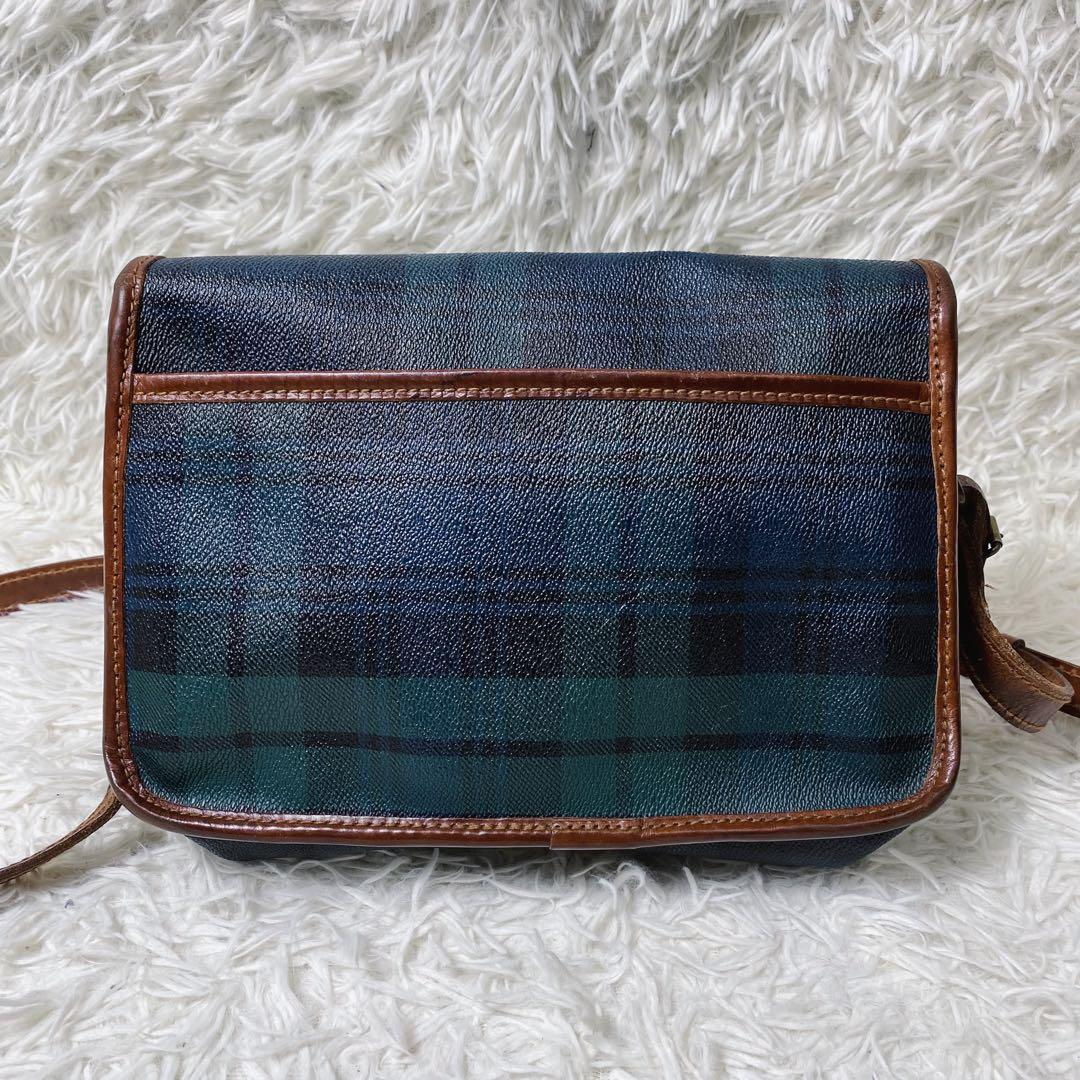 90s ポロラルフローレン メッセンジャーバッグ　ショルダー　ブラックウォッチ