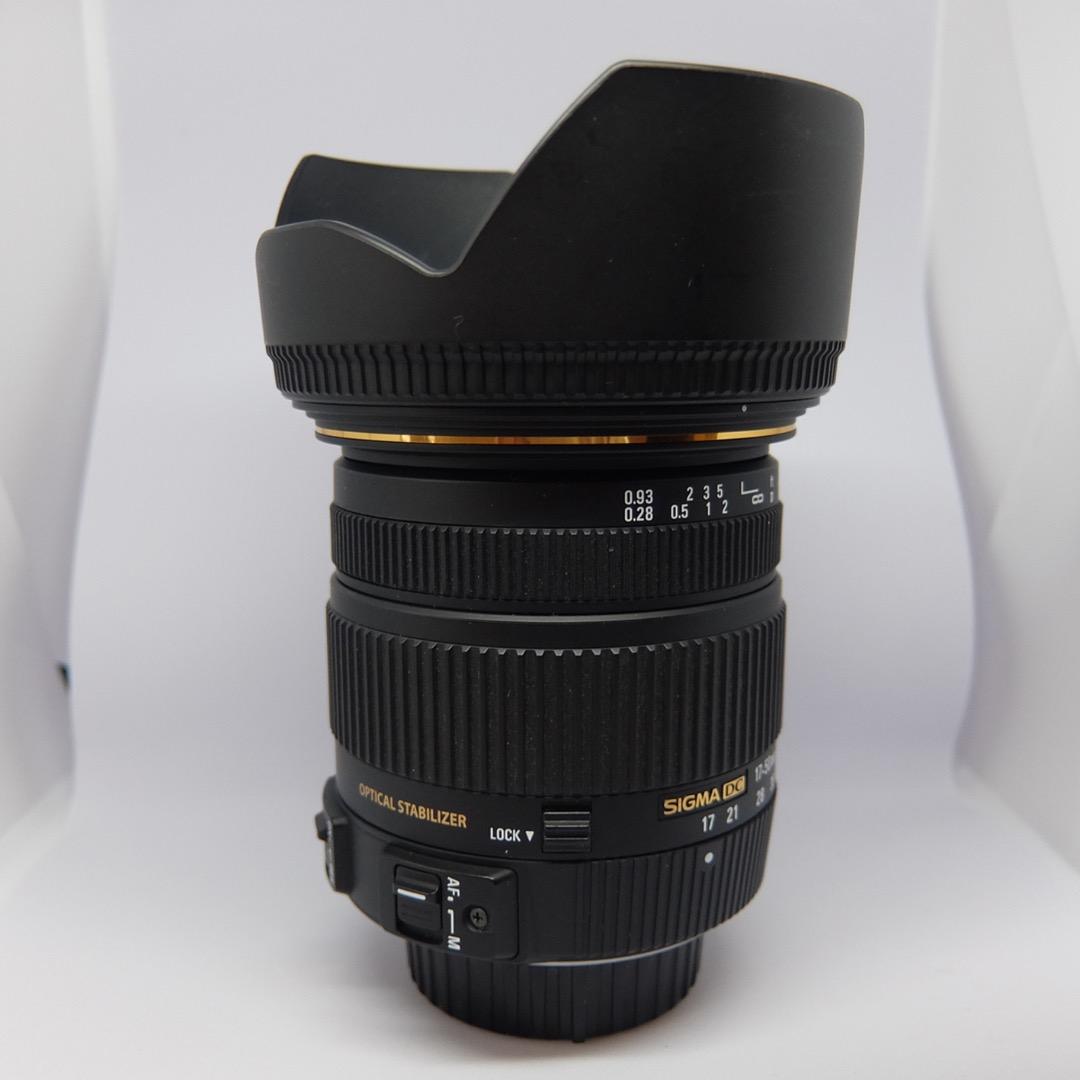 シグマ 17-50mm F2.8 EX DC OS ニコン用　中古品