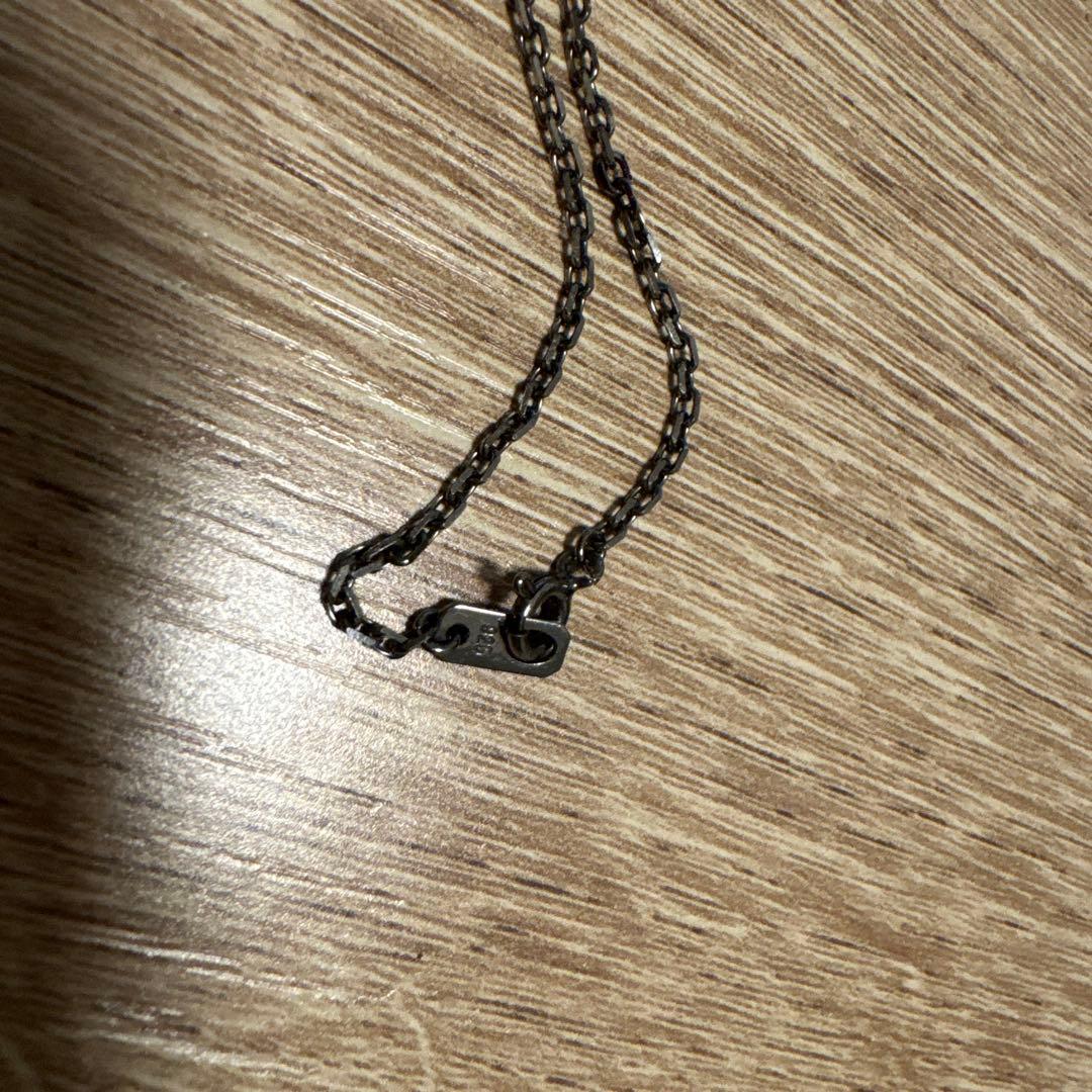 ete ホースシュー　ネックレス　ブラックダイヤ　シルバー925