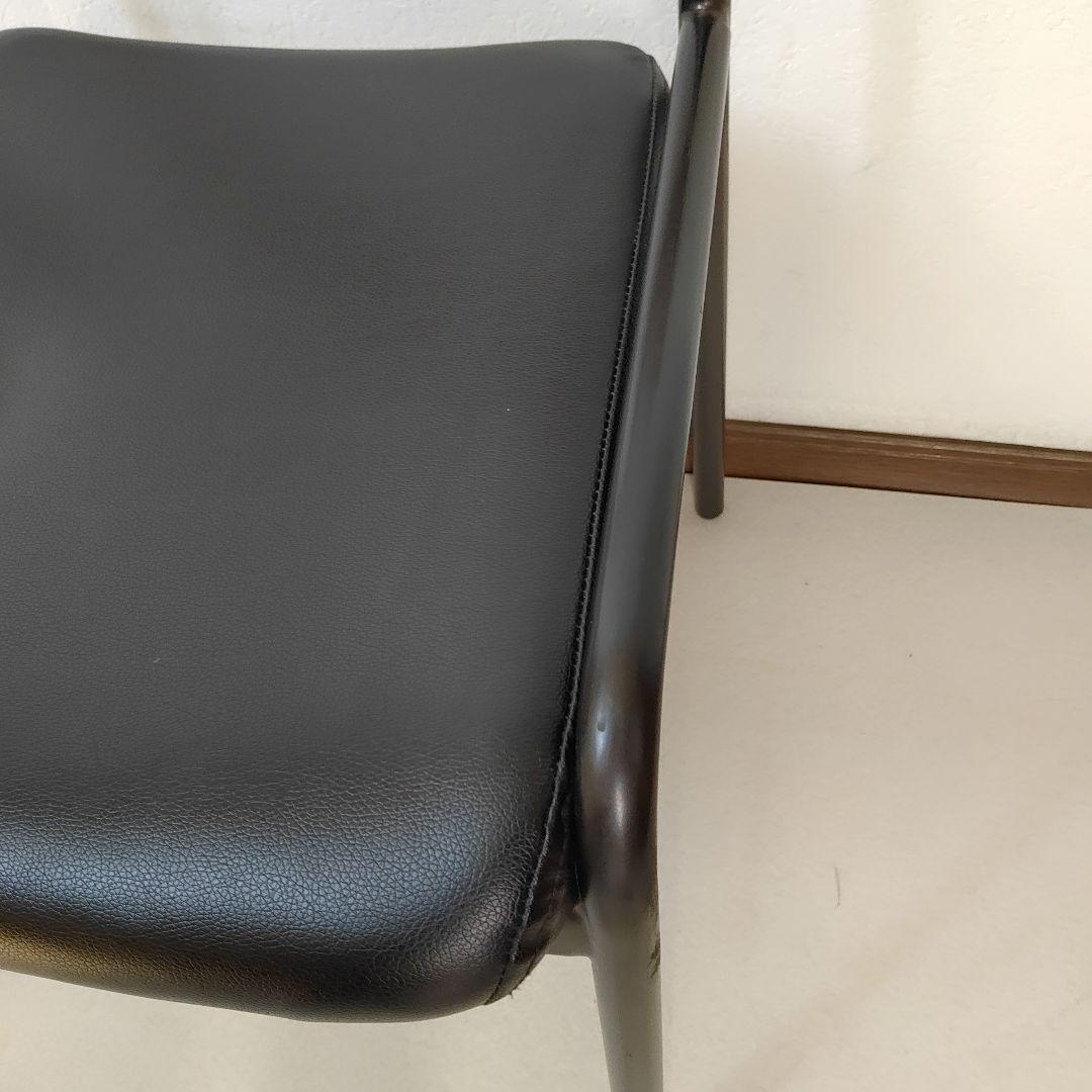 unico ウニコ ホクストンシリーズ ダイニングチェア ブラック