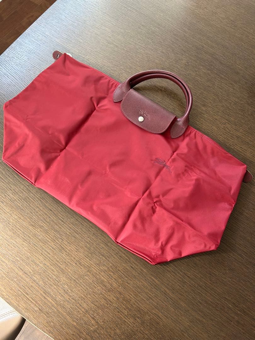 ロンシャン LOMGCHAMP ル プリアージュ　Lトラベル　赤　レッド