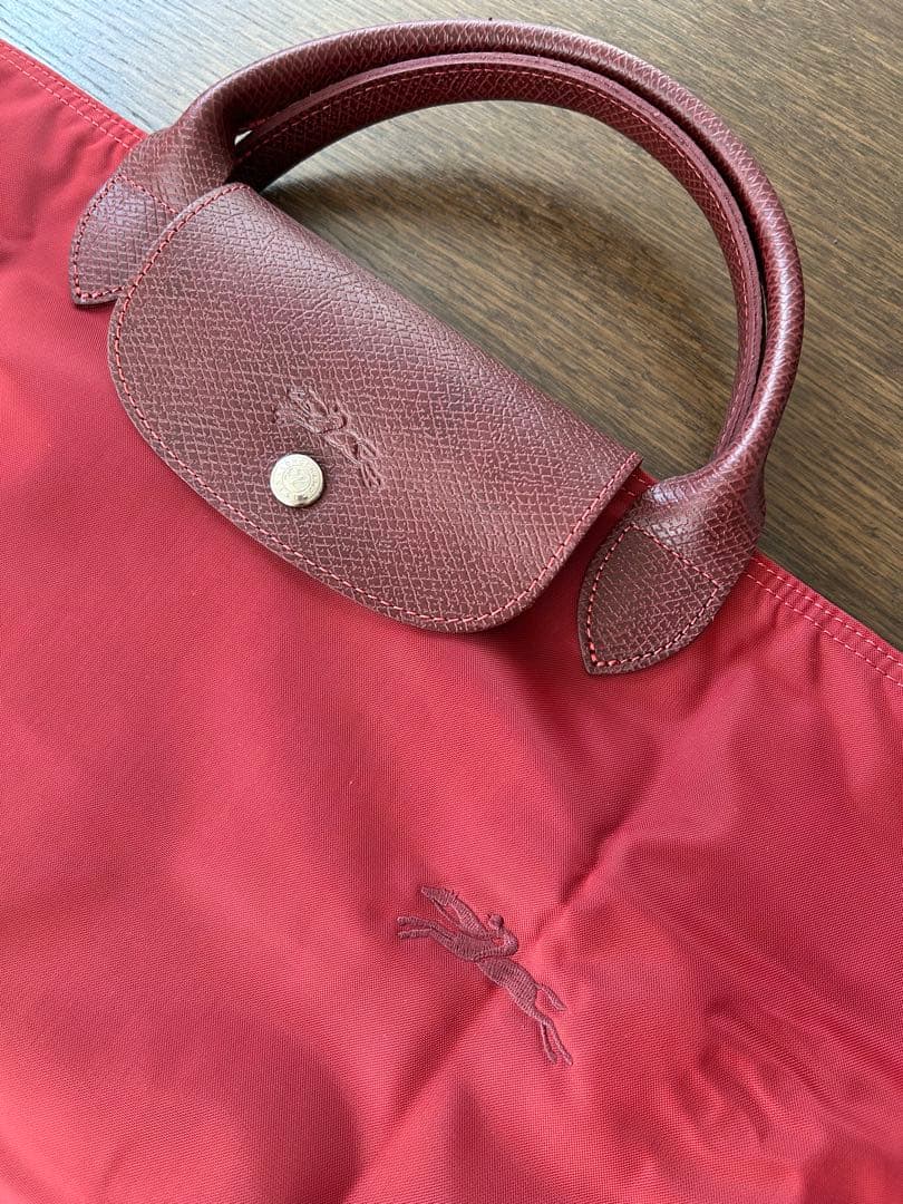 ロンシャン LOMGCHAMP ル プリアージュ　Lトラベル　赤　レッド