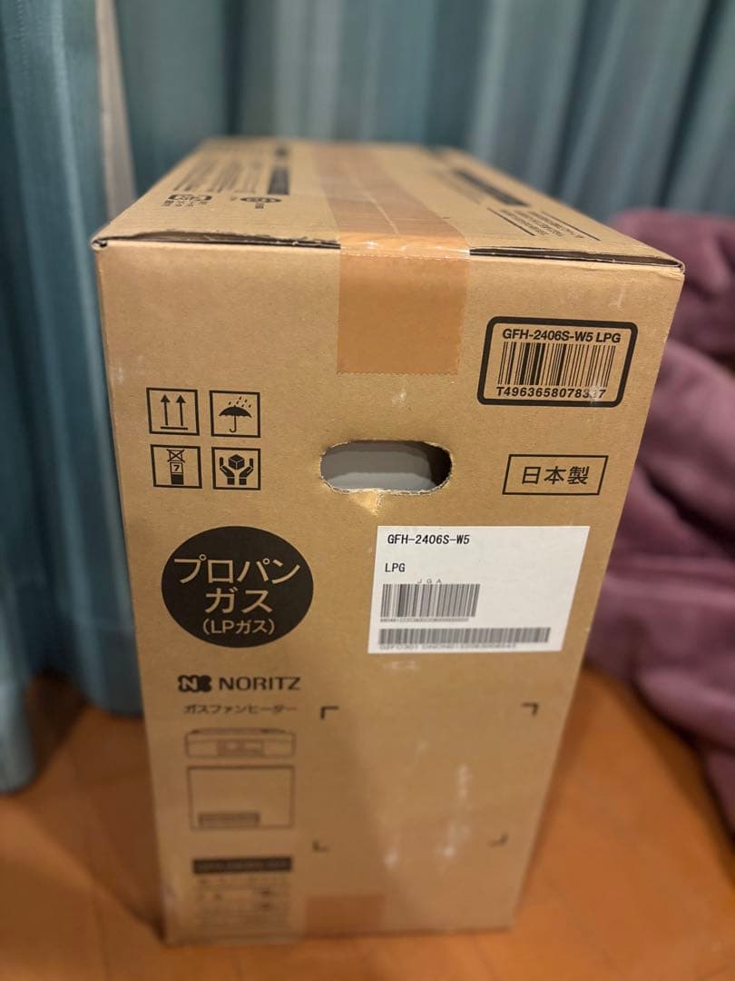 新品未開封★NORITZ ガスファンヒーター GFH-2406S-W5 プロパン