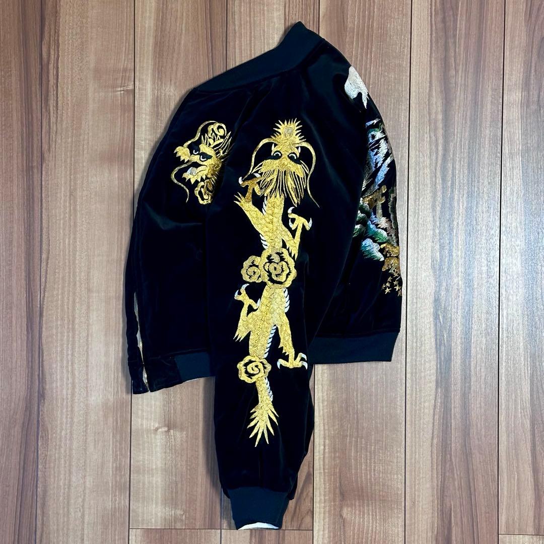 【超希少品】WAREHOUSE レプリカ 龍刺繍スカジャン vintage 古着
