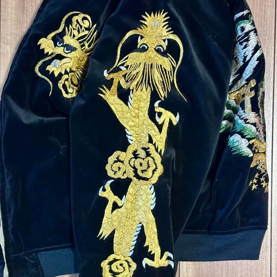 【超希少品】WAREHOUSE レプリカ 龍刺繍スカジャン vintage 古着