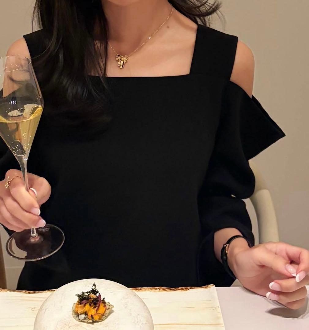 専用です♡アナイ♡2025AW♡別注ダブルクロスドレープスリーブブラウス