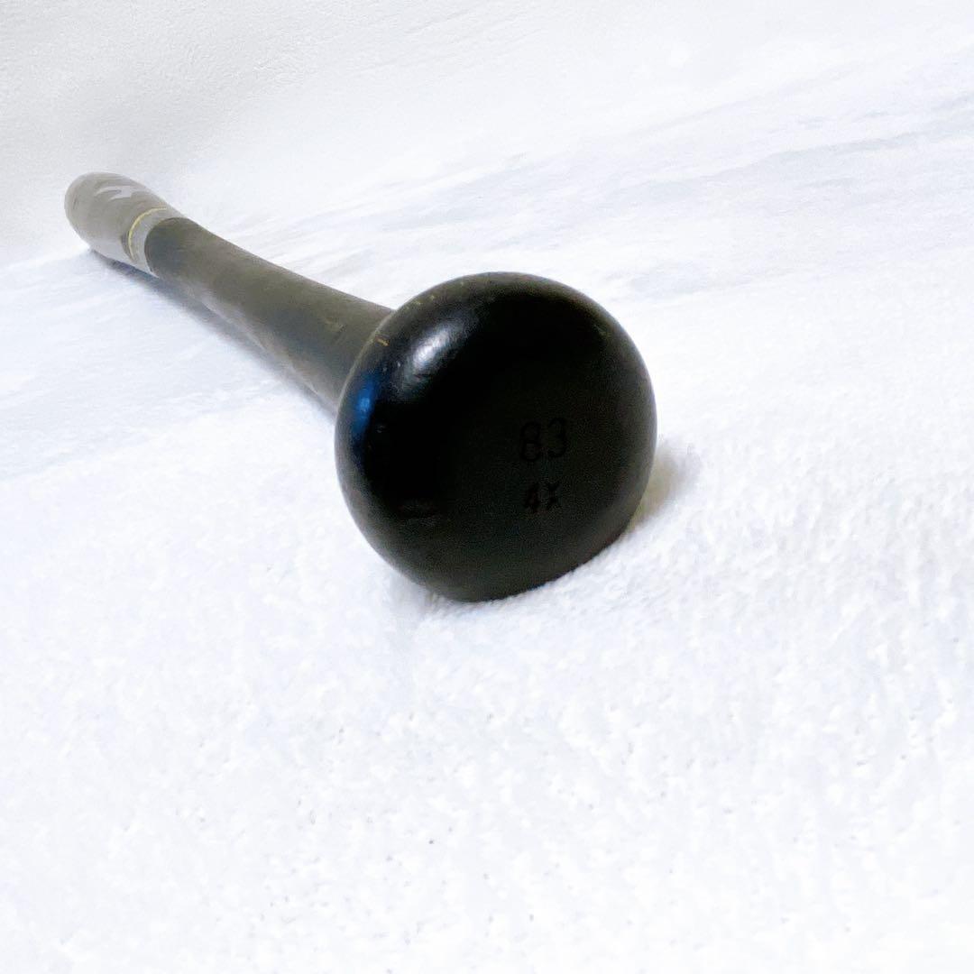 MIZUNO ミズノプロ　硬式用木製バット　2本セット　83cm　ブラック　黒