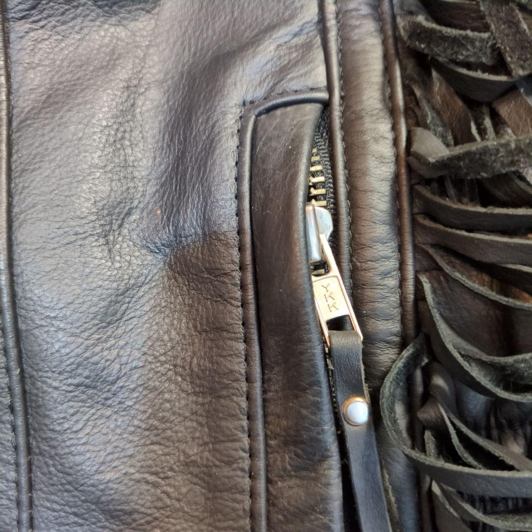 ハーレーダビッドソン ウイリーGモデル USA製 レザージャケット 本革 黒 L