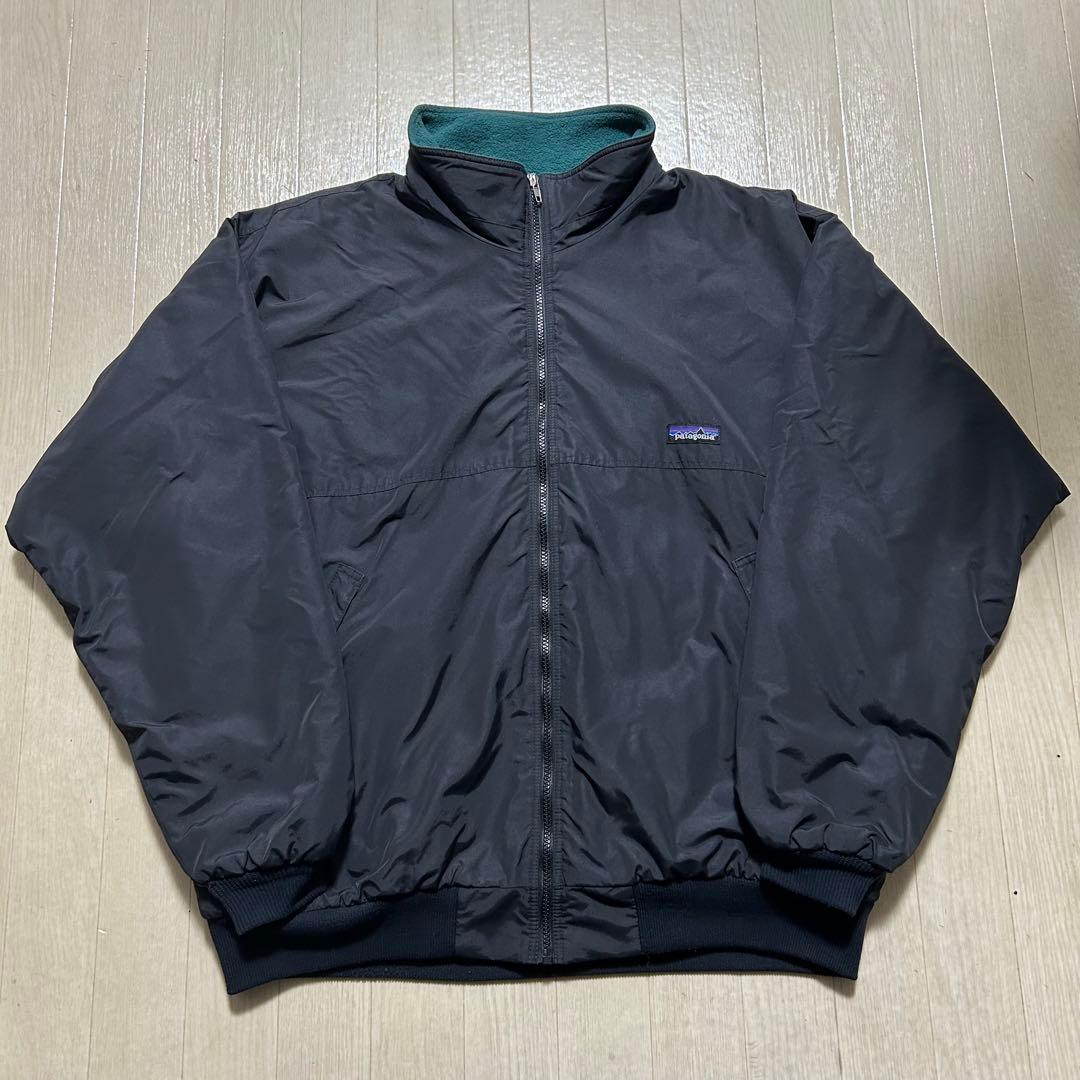 パタゴニア　patagonia シェルドシンチラジャケット ブラック XL