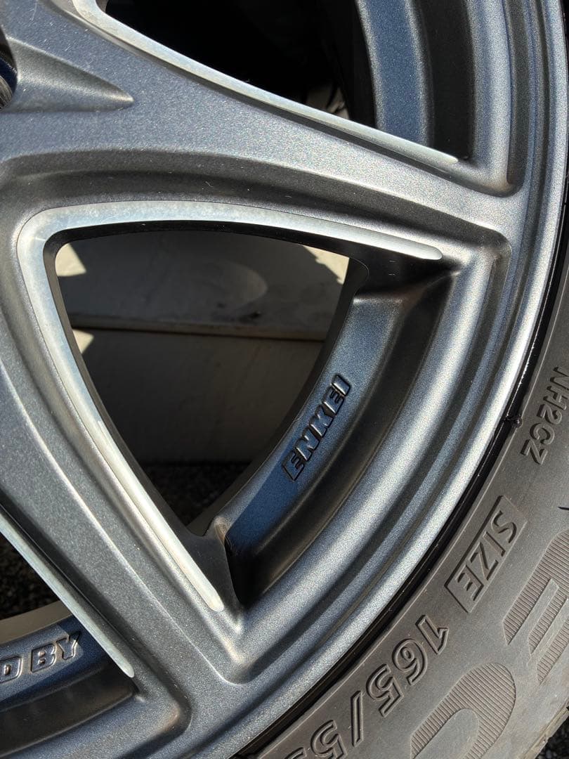 あっくん　165/55R15 NH200 25年製+RIVAZZAホイール