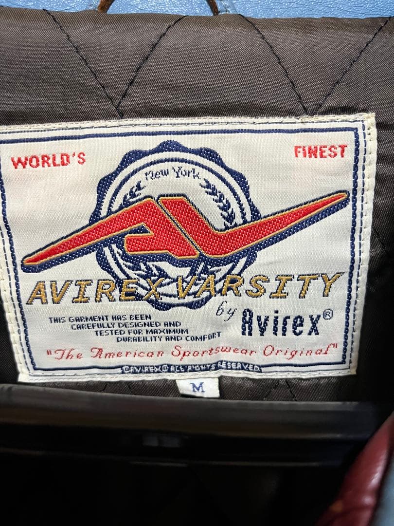 AVIREX VARSITY Mサイズ レザージャケット