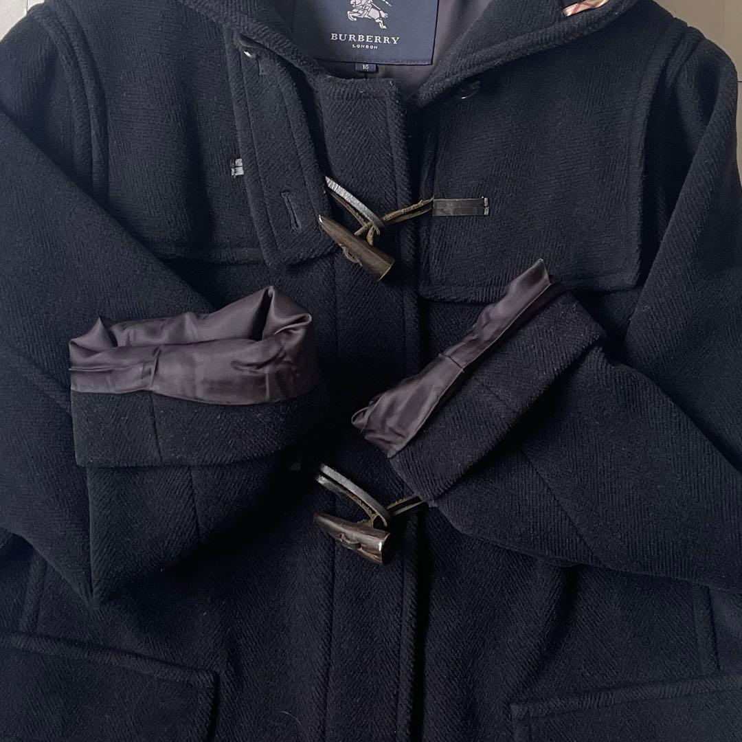 希少 バーバリーロンドン ダッフルコート 大きいサイズ 2XL ヘリンボーン