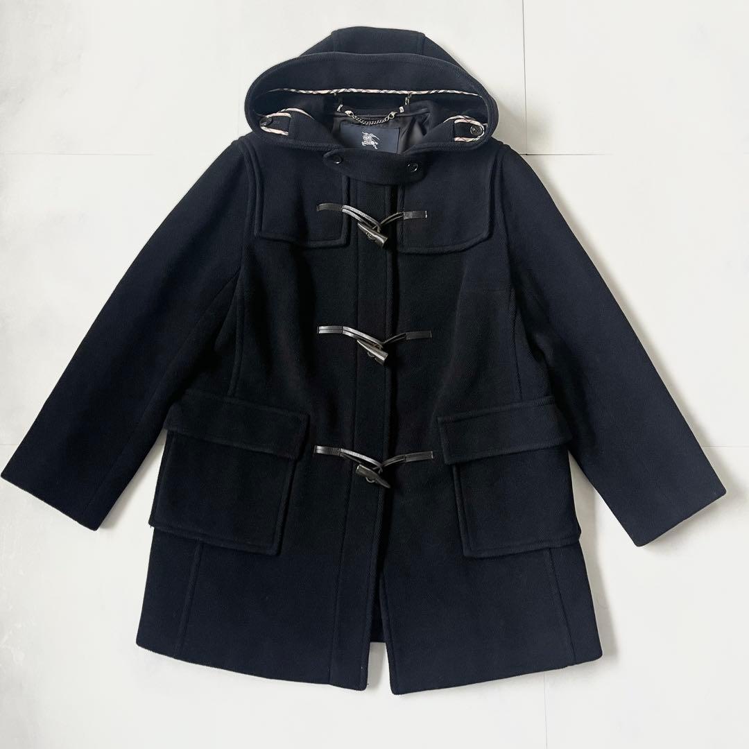 希少 バーバリーロンドン ダッフルコート 大きいサイズ 2XL ヘリンボーン