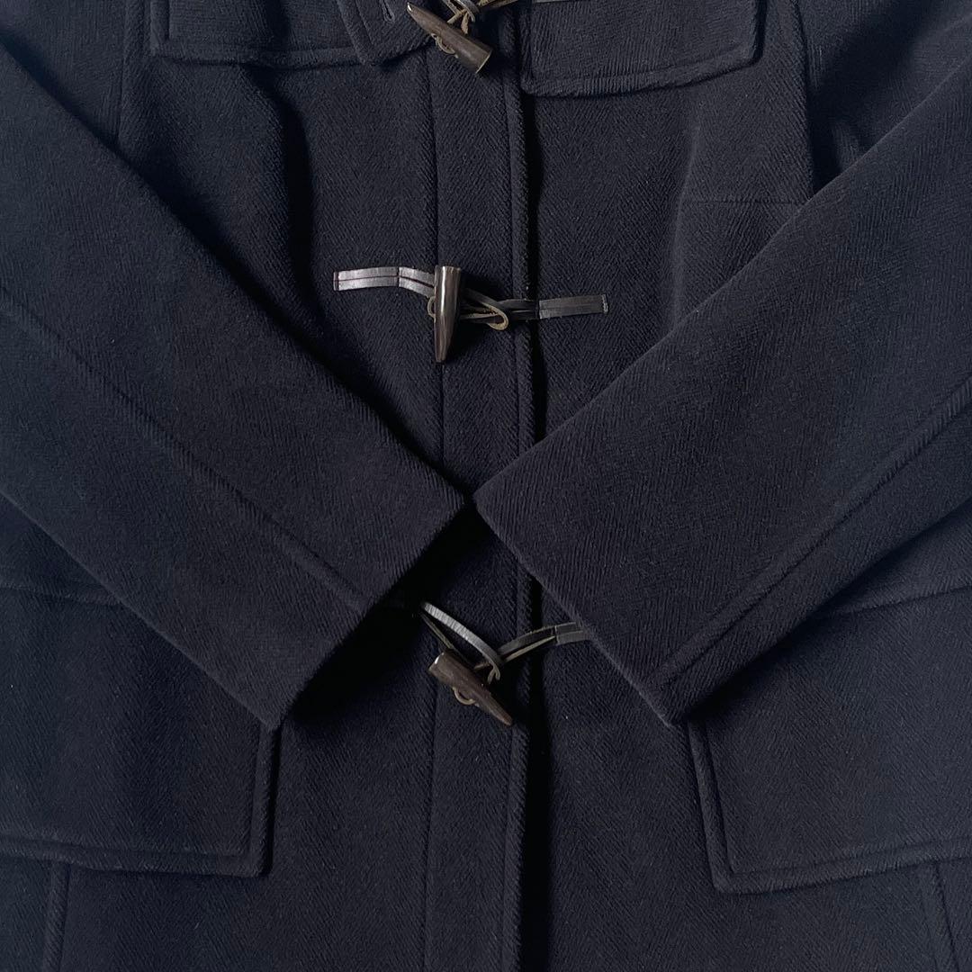 希少 バーバリーロンドン ダッフルコート 大きいサイズ 2XL ヘリンボーン