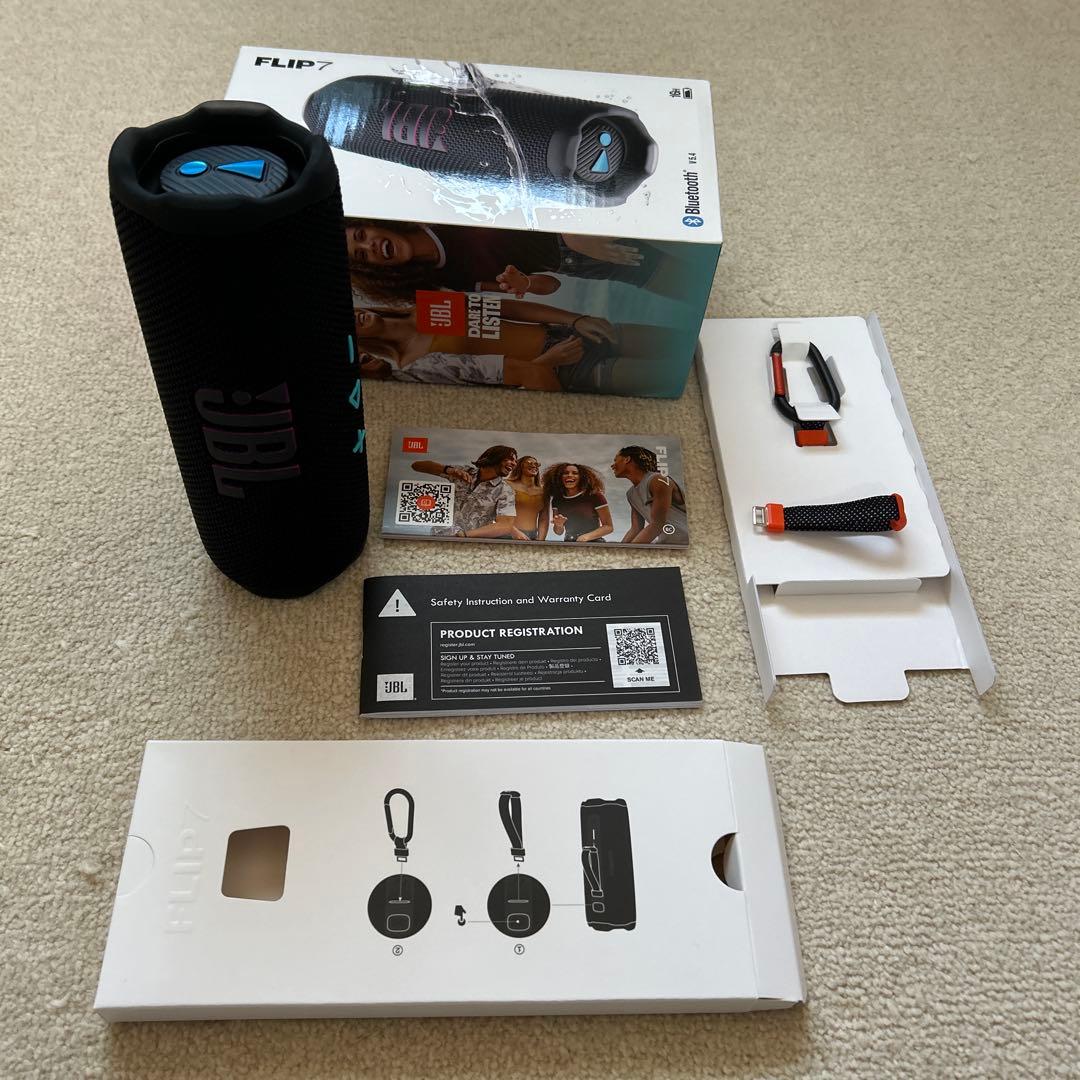 JBL FLIP7 Funky Black 開封のみ