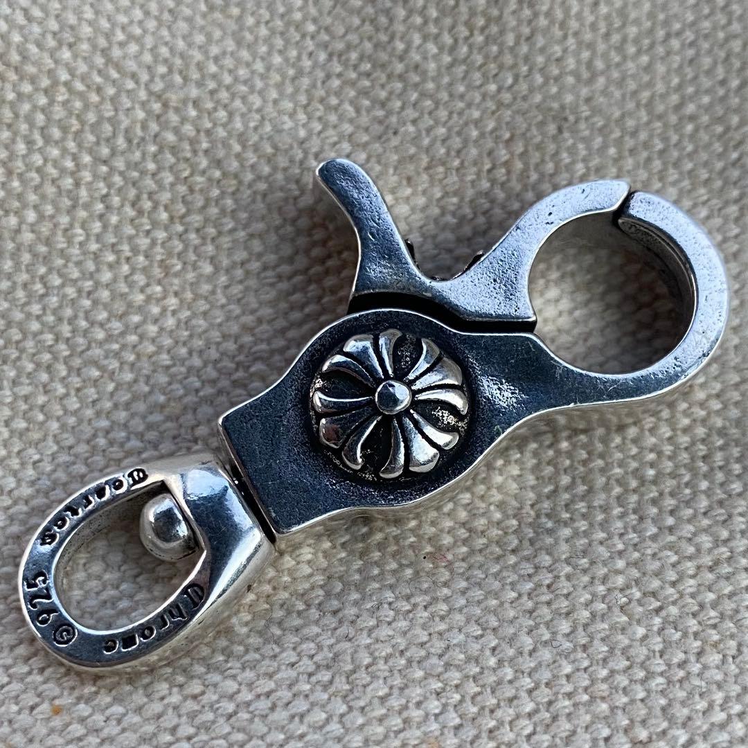 シルバー925 クリップ　キーホルダー