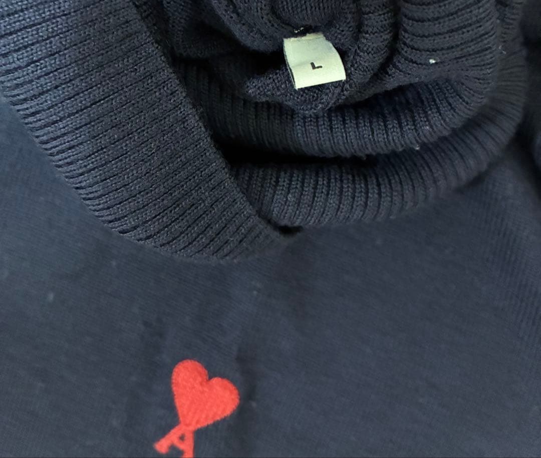 美品 ami paris アミパリス ニット サイズ L