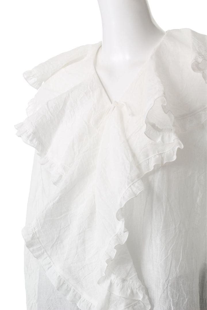 完売希少uhr ruffle frill shirt ラッフル　フリル　シャツ