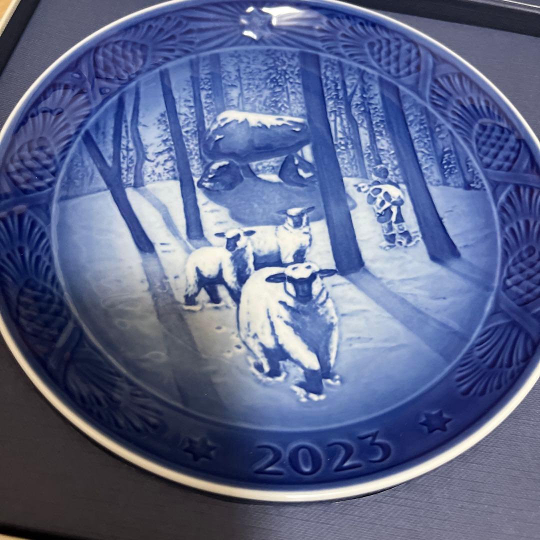 【未使用】ロイヤルコペンハーゲン　イヤープレート2023年　箱付き　お値下げ不可