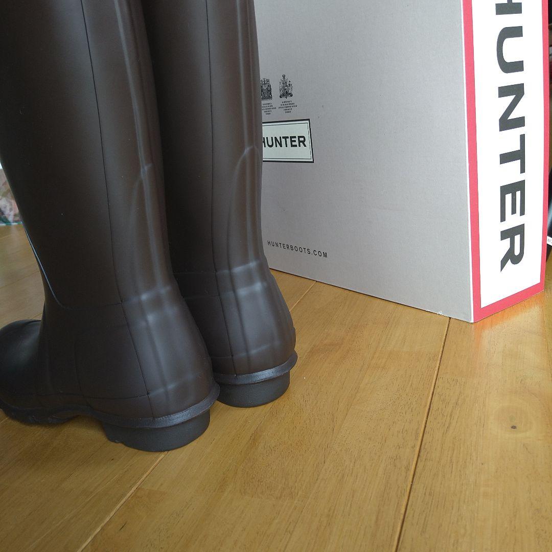 HUNTER 長靴 ビターチョコレート　オリジナル レディース