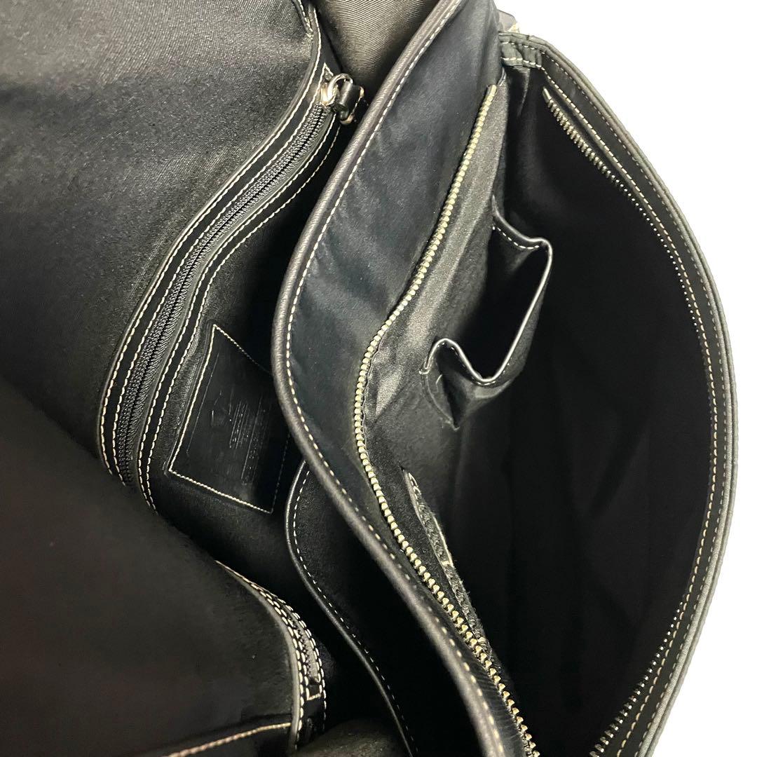 ✨極美品✨COACH コーチ メッセンジャーバッグ 斜め掛け ナイロン×レザー